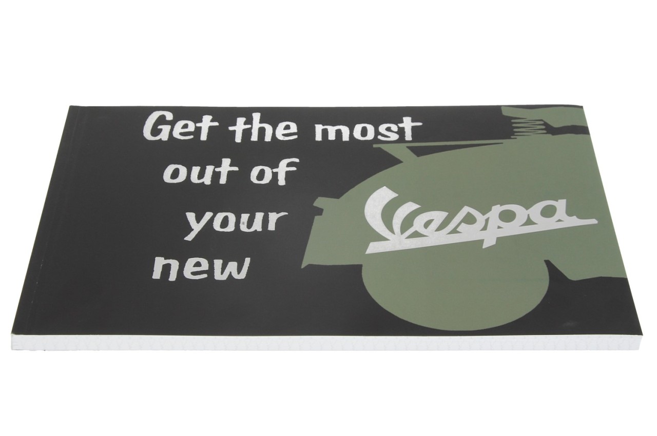 Vespa notepad DIN A4, Vespa Get the most