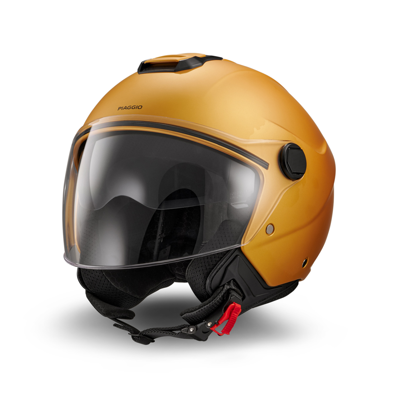 Piaggio Demi Jet UL01 Open-Face Helmet, Matte Yellow