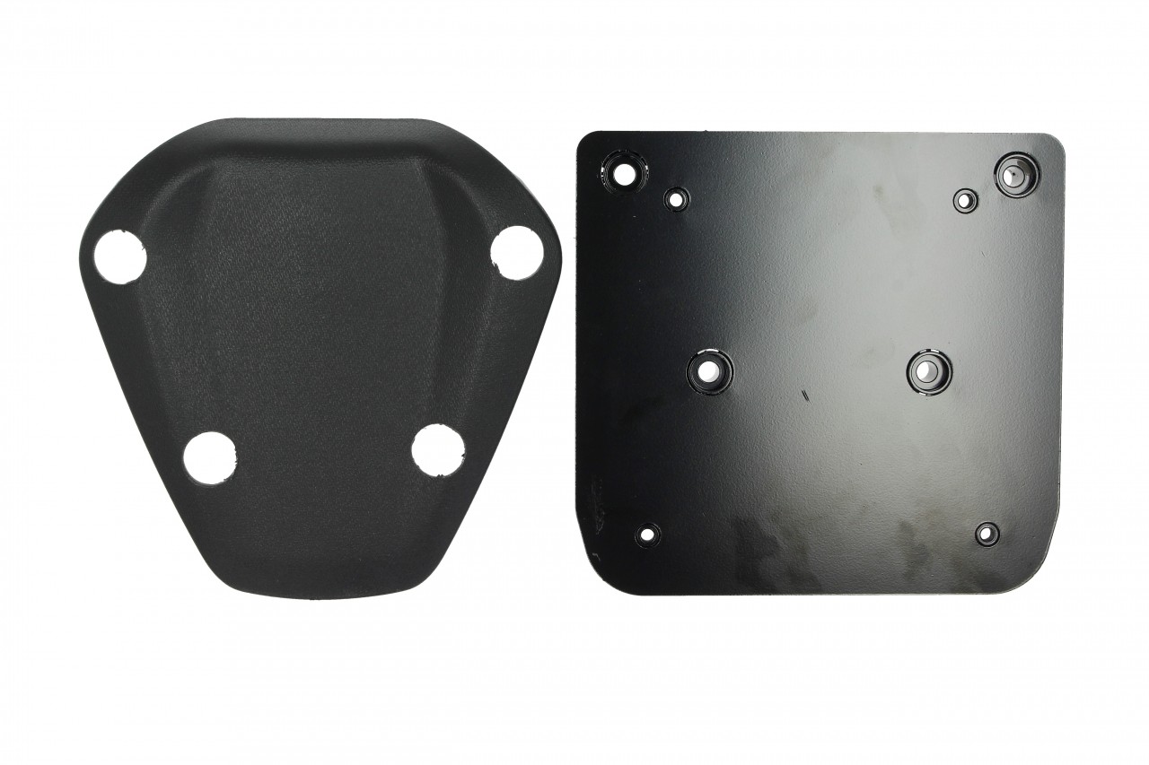Top Case Kit 36 l. gray matt 760/B Original Piaggio for Beverly HPE (incl. retaining plate)