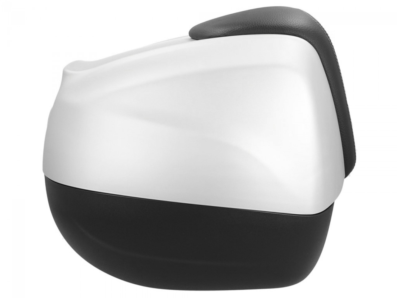 37L Top Case with Backrest for Piaggio Beverly Sport 300/350 (16-20) - Matte Gray 760/B