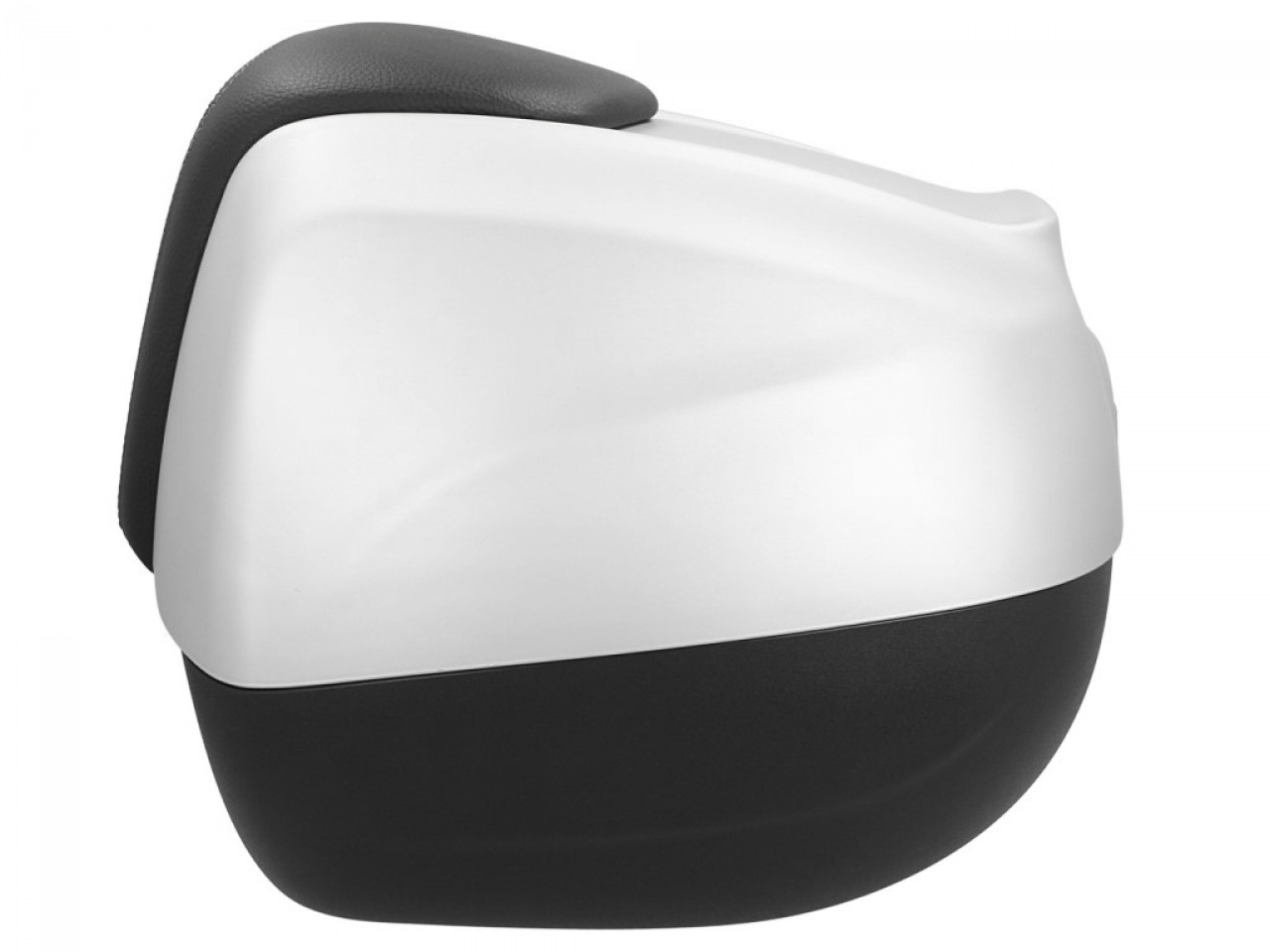 37L Top Case with Backrest for Piaggio Beverly Sport 300/350 (16-20) - Matte Gray 760/B