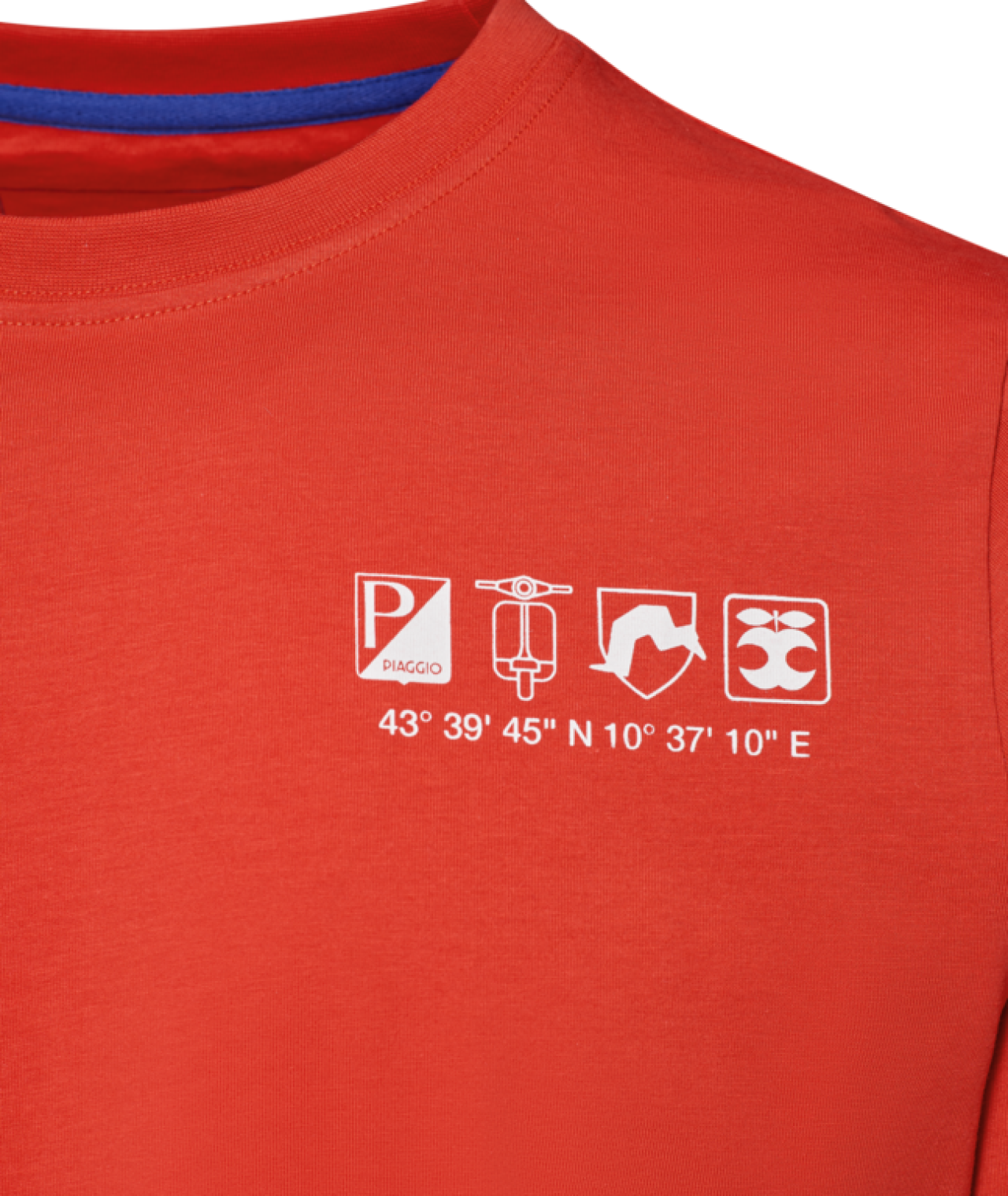 Vespa T-Shirt, Flame Orange, DEC Collection