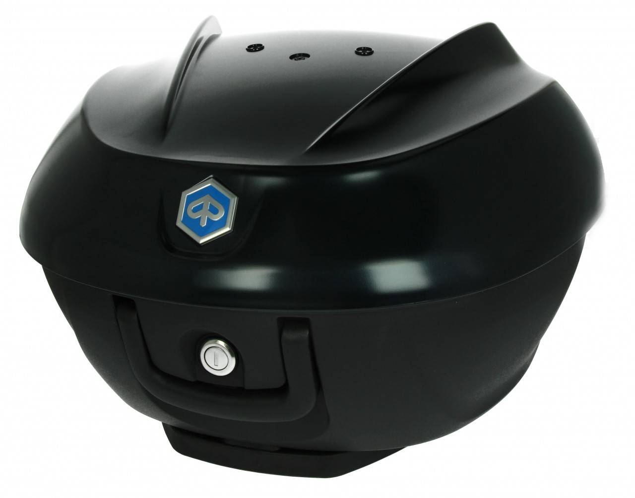 Top Case Kit 36 l. black matt metallic N12 Original Piaggio for Beverly HPE (incl. mounting plate)